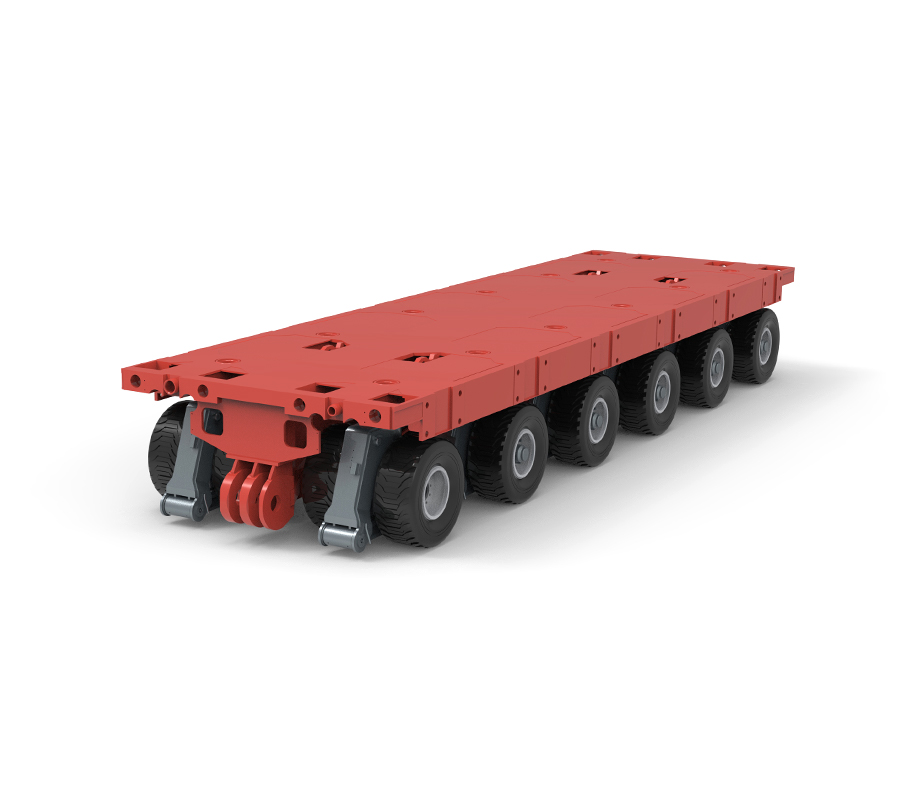 KTSP-6 na self-propelled modular transporter na may 6 axle (SPMT)