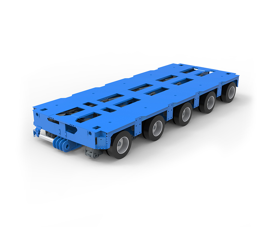 KTG-5 Hydraulic Axles Line Trailer na may 5 Axle (SPT)